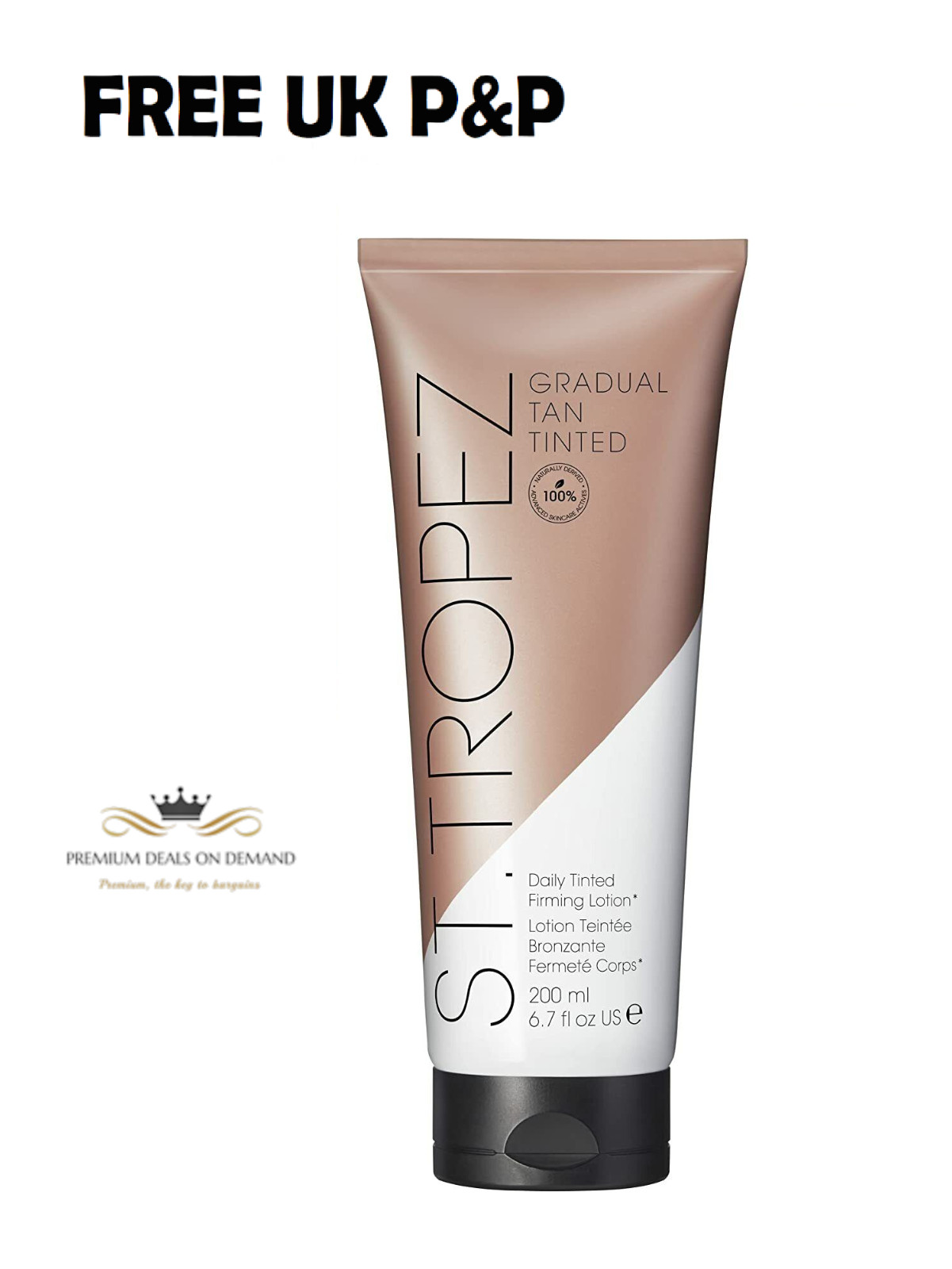 Loción reafirmante diaria tintada ST TROPEZ 200 ML + antienvejecimiento