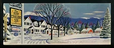Oversized postcard New Hampshire NH Intervale New England Inn Concept Art Drawn
