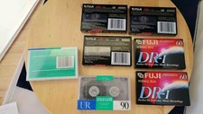 Lot Of 7 Maxell 2 90  Fuji 5 60 Minute Blank Audio Cassette Tapes Normal