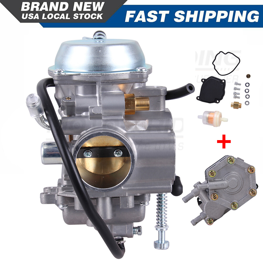 POLARIS XPEDITION 425 CARBURETOR FUEL PUMP 4x4 ATV QUAD CARB 2000-2002 NON HO