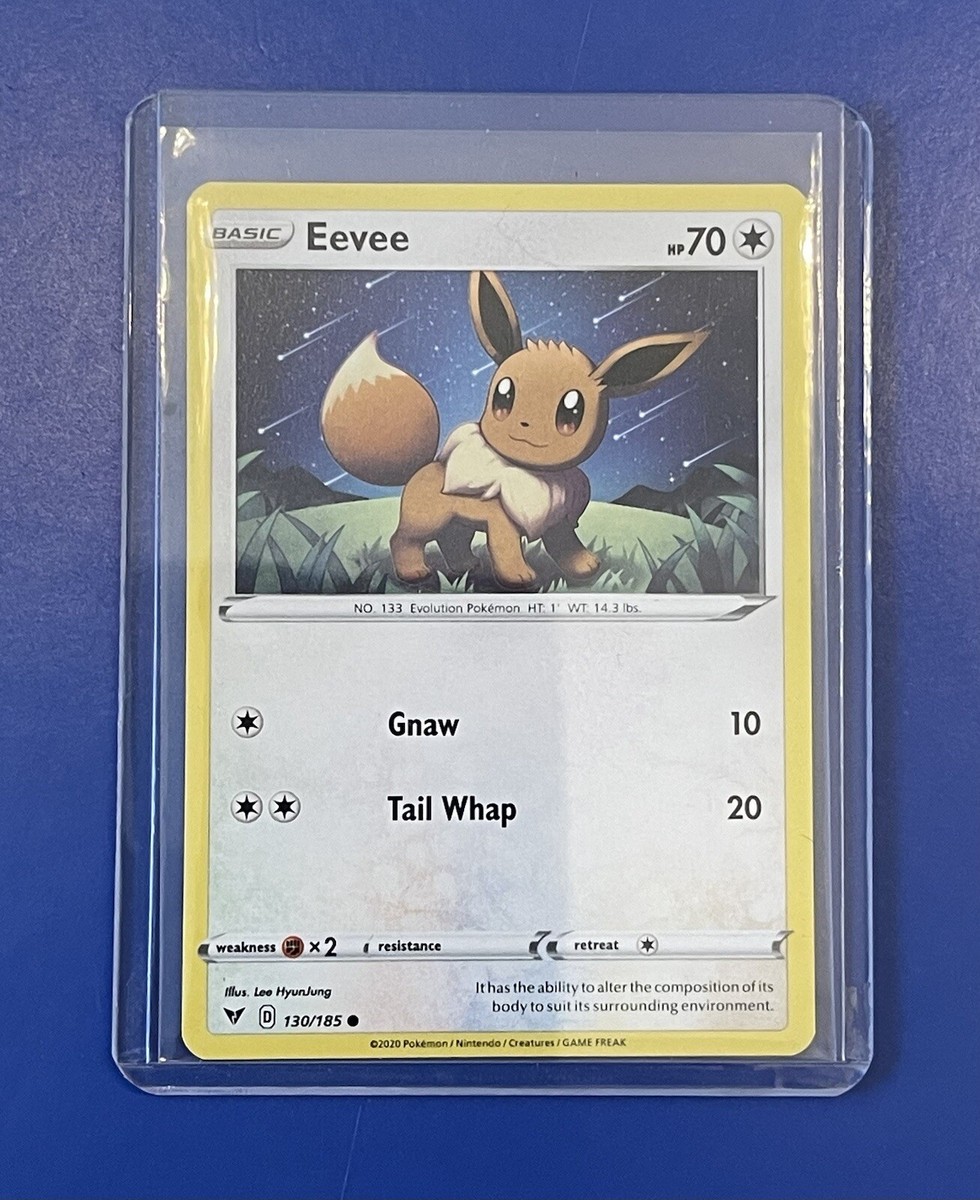 2020 Pokemon Eevee Card 130/185 Vivid Voltage (NMT) 2020 Pokemon Eevee Card 130/185 Vivid Voltage (NMT)