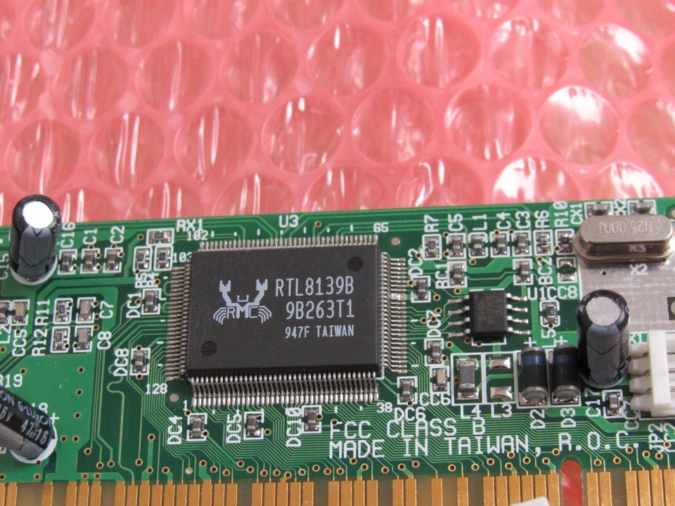 8x PCI-32 Realtek RTL8139B 10/100M 10/100Mbps RJ45 Ethernet Network LAN Card - Image 2 of 4