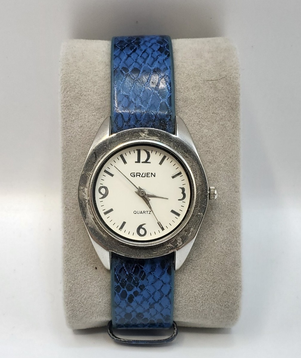Vintage Gruen Watch Interchangeable Bands & Bezels Multi 