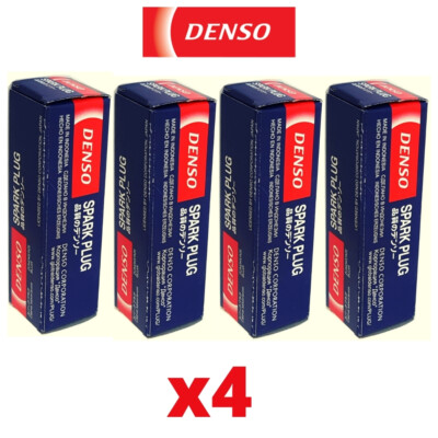 4x Denso Spark Plugs for HYUNDAI ix35 2.0 2.4 10->ON G4KD G4KE EL ELH LM Nickel