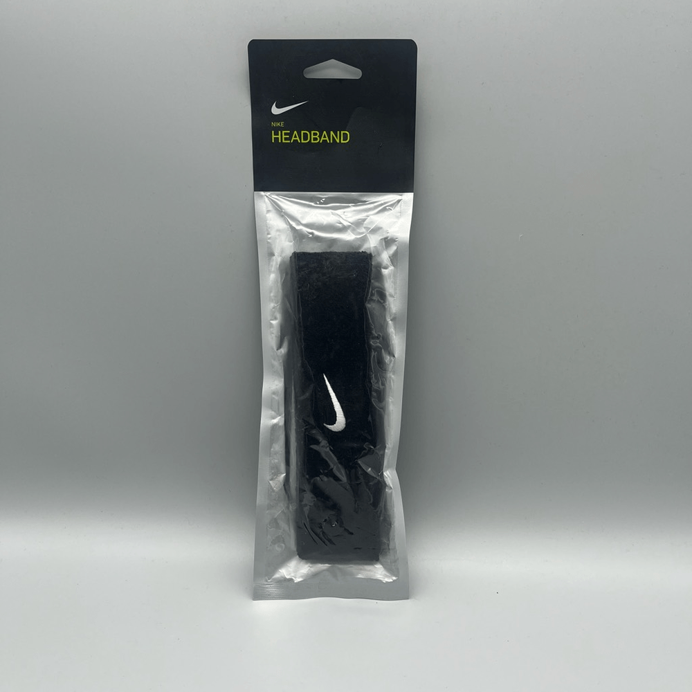 Nike Swoosh Black Unisex Headband Premium Sporty Style