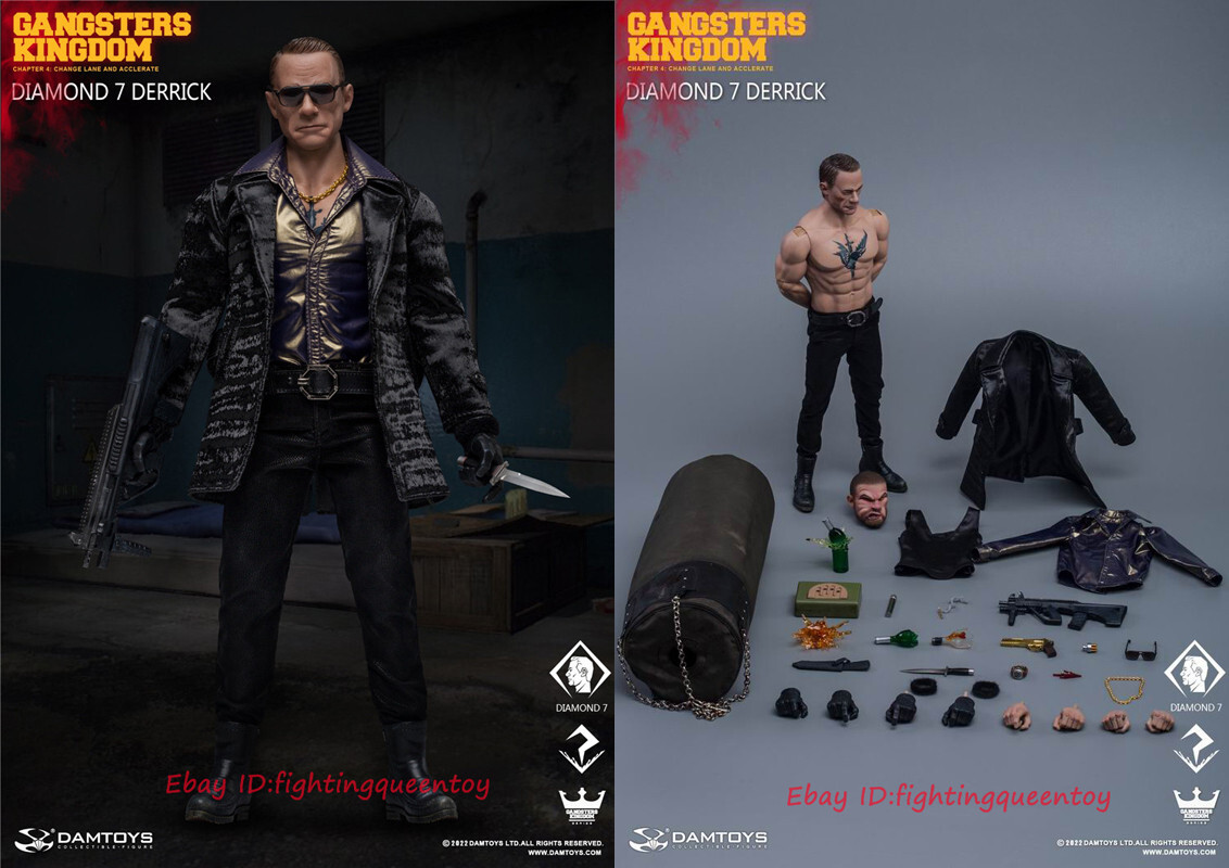 DAMTOYS GK026 1/6 Gangsters Kingdom DIAMONDS 7 DERRICK 1/6 Action