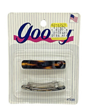 Vintage 1993 Goody Barrettes Faux Tortoise Auto Clasp 73091 USA, New
