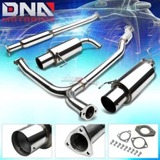 4.5"MUFFLER TIP STAINLESS STEEL EXHAUST CATBACK SYSTEM FOR 98-02 ACCORD 3.0L V6