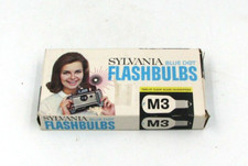 SYLVANIA M3B Blue Dot FLASHBULBS Camera Bulbs Open Box  12 Bulbs
