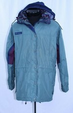 Columbia Sportswear Ski Snowboard Jacket Coat Hooded HTF VTG Blue Hiking Woman