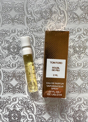 TOM FORD SOLEIL DE FEU EDP 2 ML/0.07 FL.OZ  SPRAY SAMPLE FRESH NEW IN BOX