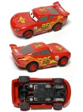 12v Hornby Micro Scalextric HO Slot CARS LIGHTNING MCQUEEN used-tested Set Only