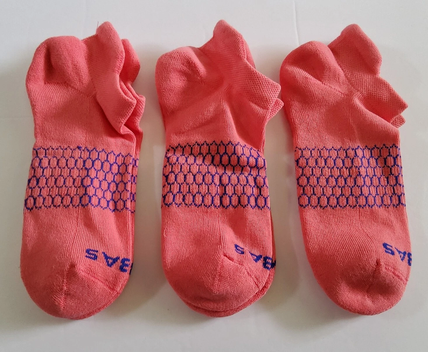 Bombas Original Ankle Socks Lot Of 3 Size M