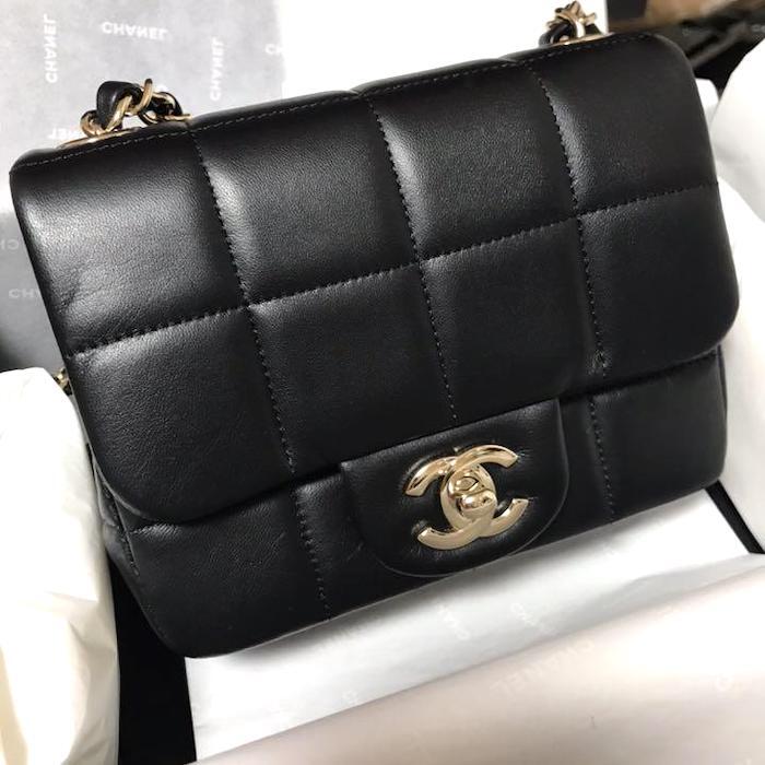 Chanel Mini Flap Mini Bag Crossbody Black AS3744 Dice Shoulder