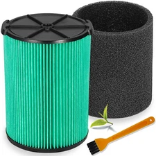VF6000 5 Layer Filter Replacement for Ridgid Shop Vac 5-20 Gal Wet Dry Vacuums