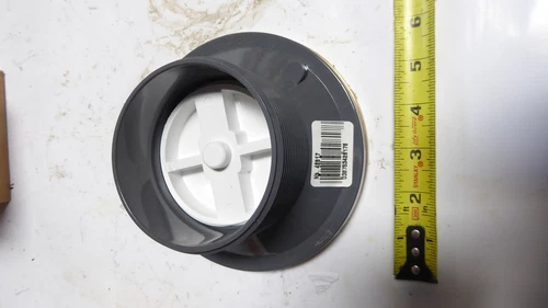 Proflo PF42817 Cleanout Barrel 5-3/4" Brass Cover with 6" Metal Ring - Picture 1 of 5