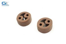 2016-2023 LINCOLN NAUTILUS MKX EXHAUST MUFFLER PIPE INSULATOR HANGER OEM -SET-