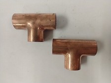 7/8" COPPER TEES (LOT OF 2)