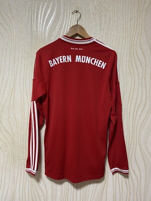 BAYERN MÜNICH 2013 2014 HOME SHIRT JERSEY LONG SLEEVE ADIDAS