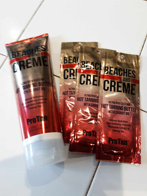 SCHNÄPPCHEN KONVOLUT! Pro Tan Beaches and Creme Heiße Sonnenbank Bräunungsbutter
