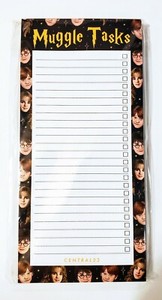 Central 23 England Uk Harry Potter Muggle Tasks To Do List Notepad Magic Rare Ebay