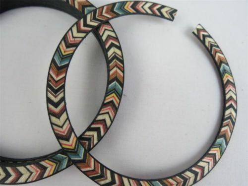 5PCS UKULELE WOOD INLAY ROSETTE B-93 - Picture 1 of 1