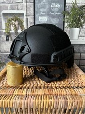 FAST Tactical Bulletproof Ballistic Helmet &ndash; High Cut BLACK (Wendy suspension)