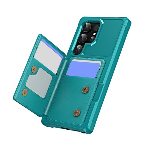 Shockproof Credit Card Slot Leather Back Case Cover For Samsung Galaxy Phone - Picture 12 of 52