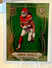 Panini 2025 Donruss Elite Jamaal Charles #59 Green Disco Kansas City Chiefs NFL