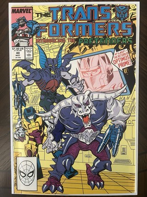 THE TRANSFORMERS #40 Marvel Comics 1988 