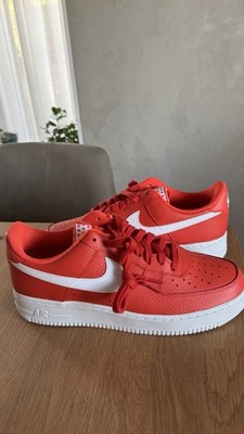 Nike Air Force 1 Orange Red US 12 UK 11 EUR 46 Neu
