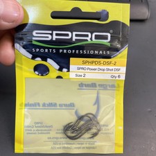 Spro Power Drop Shot DSF size 2 - 6 count