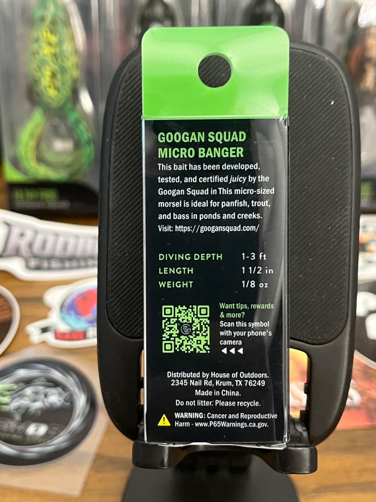 PINK! Googan Squad 1-1/2" Micro Banger Crank Bait 1/8 oz