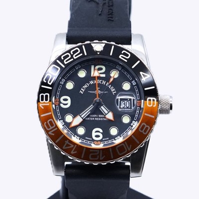 ZENO WATCH BASEL 6349Q OR L(BK OR) Pilot Watch Quartz Dead Stock Men s Watch 25