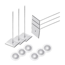 50 Sets 70mm Self Stick Insulation Pins 0.95in Self Locking Washers