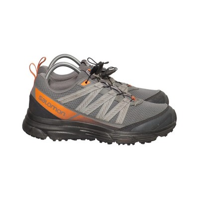 Salomon, Laufschuhe, Größe: 40 1/2, X-MISSION MYST, Grau/Schwarz/Orange #pTS