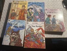 Moby Books lot of 5 Illustrated Classic Editions Vintage Mini Pocket Paperbacks