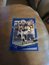 2023 Donruss #80 Sam Williams Press Proof Blue Dallas Cowboys
