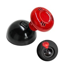 Joystick Car Push Start Button Cover, Metal Car Starter Engine Start Stop Red