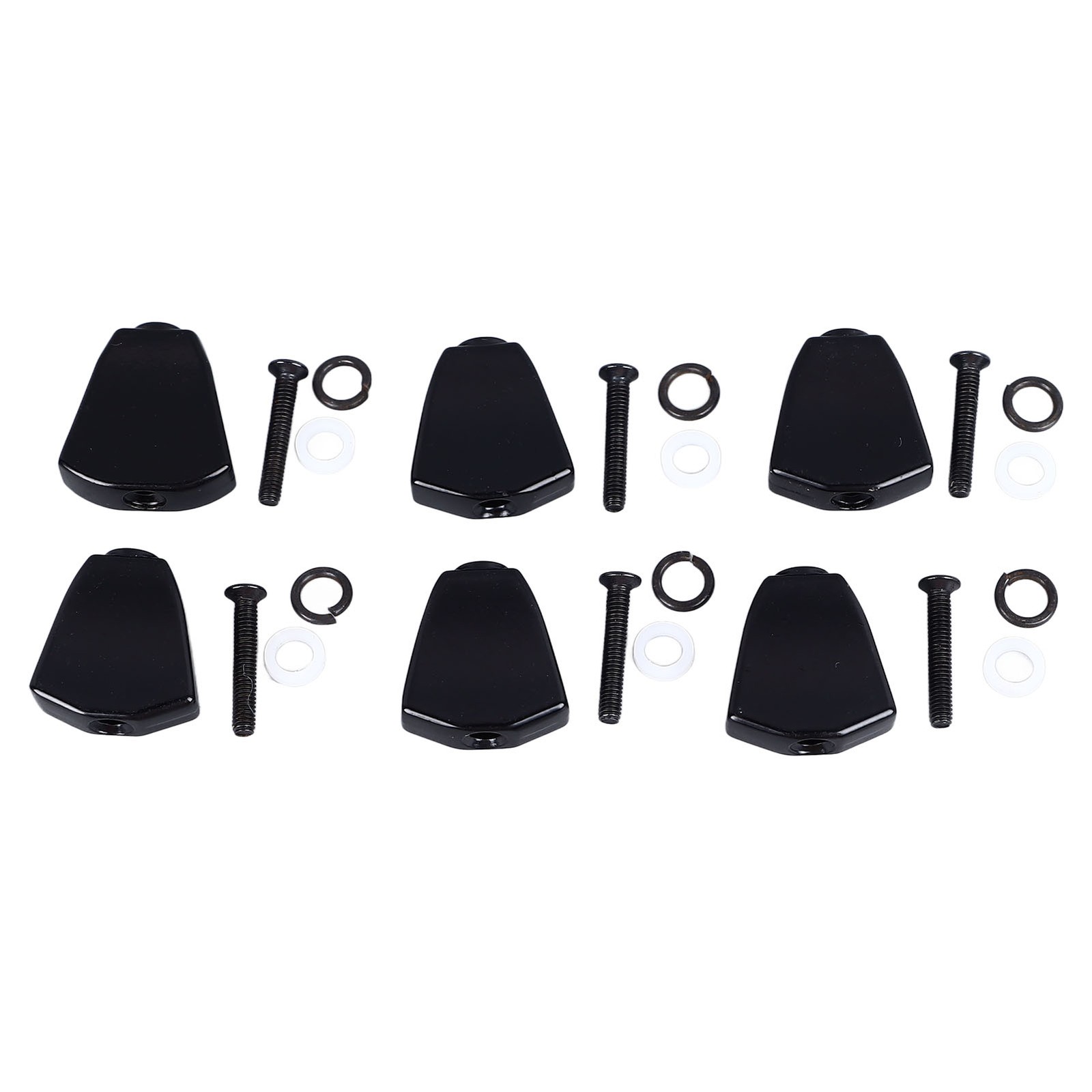 6PCS Guitar Tuner Machine Handle Tuning Key Button Head Metal Guitar Tuning