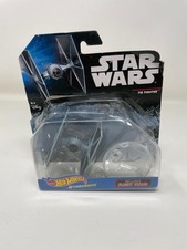 Hot Wheels Star Wars Rogue One Starship Vehicle, TIE Fighter, Blue