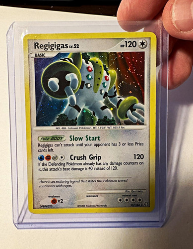 Pokemon TCG Regigigas 15/146 Legends Awakened Holo Rare English 2008 HP120 Ryo