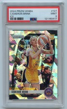 2024WNBA Prizm CAMERON BRINK #127 *LA Sparks* PRIZM RC PSA 9