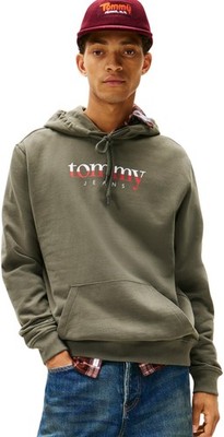 Herren TJM Reg DNA Hoodie EXT Dm0dm22113 PulloverSweatshirt, Green Pewter Gre...