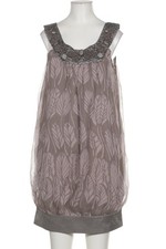 SAINT TROPEZ Kleid Damen Dress Damenkleid Gr. M Baumwolle Grau #z92b81k