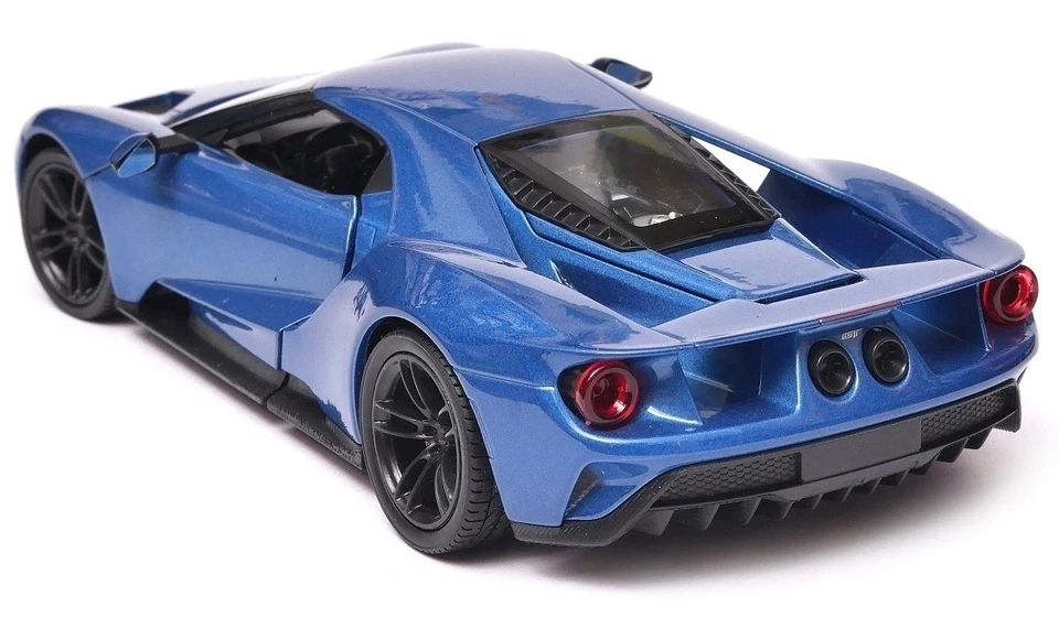 WELLY, FORD GT 2017 blu, 1/24,  WEL24082W-B - Immagine 2 di 3