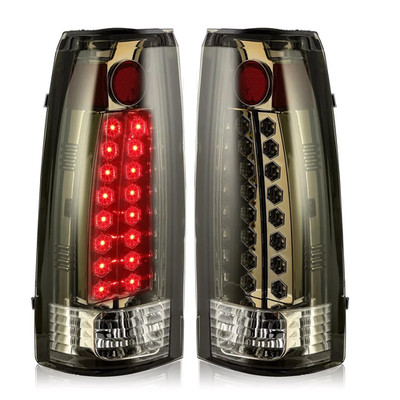 LED Smoke Tail Lights Chevy GMC C/K 1500 2500 3500 88-98 Silverado Yukon