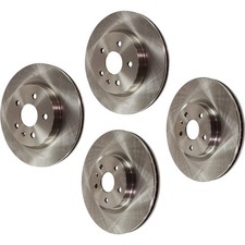 Front and Rear Disc Brake Rotors For 2014-2017 Buick Regal Brembo Front Caliper