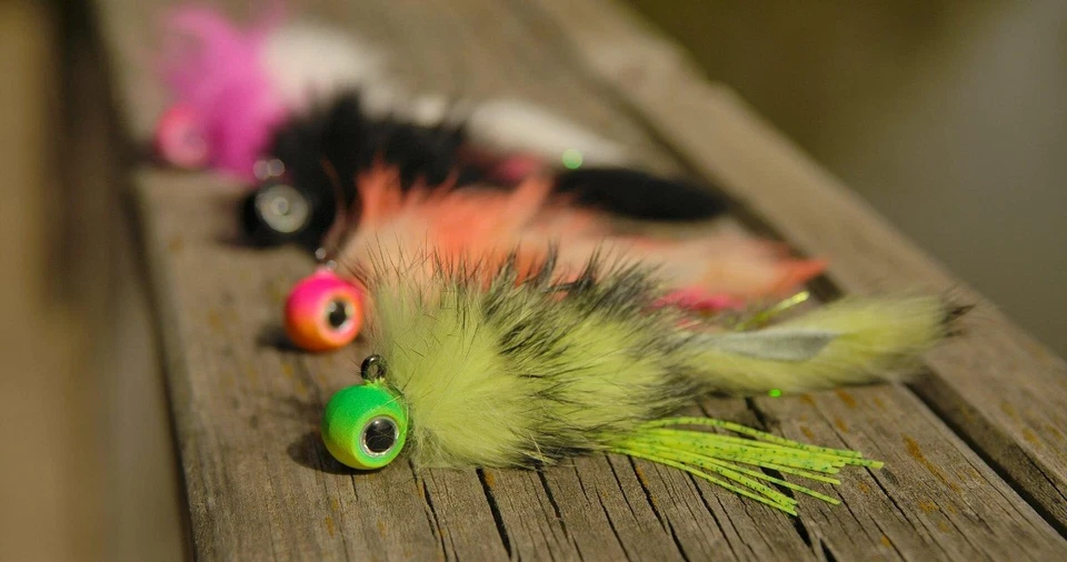 VMC Twitchin Jig Glow Shrimp Cocktail UV 21g - Bild 2 von 4