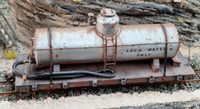 Bachmann Spectrum On30 27198 Kesselwagen. Silber. Modifiziert. Verwittert. "Lokwasser"